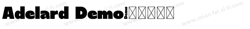 Adelard Demo字体转换